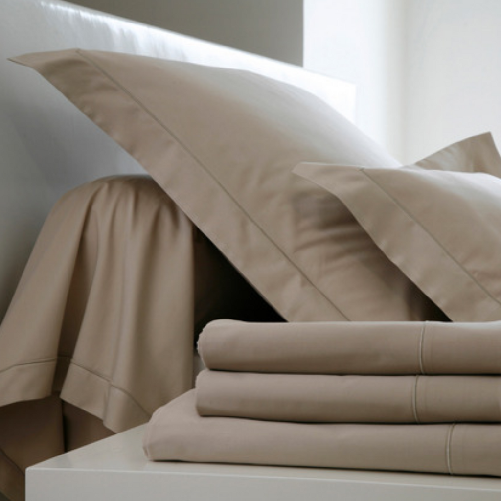 Standard Pillow case - Sateen Ardoise - Blanc Des Vosges HK