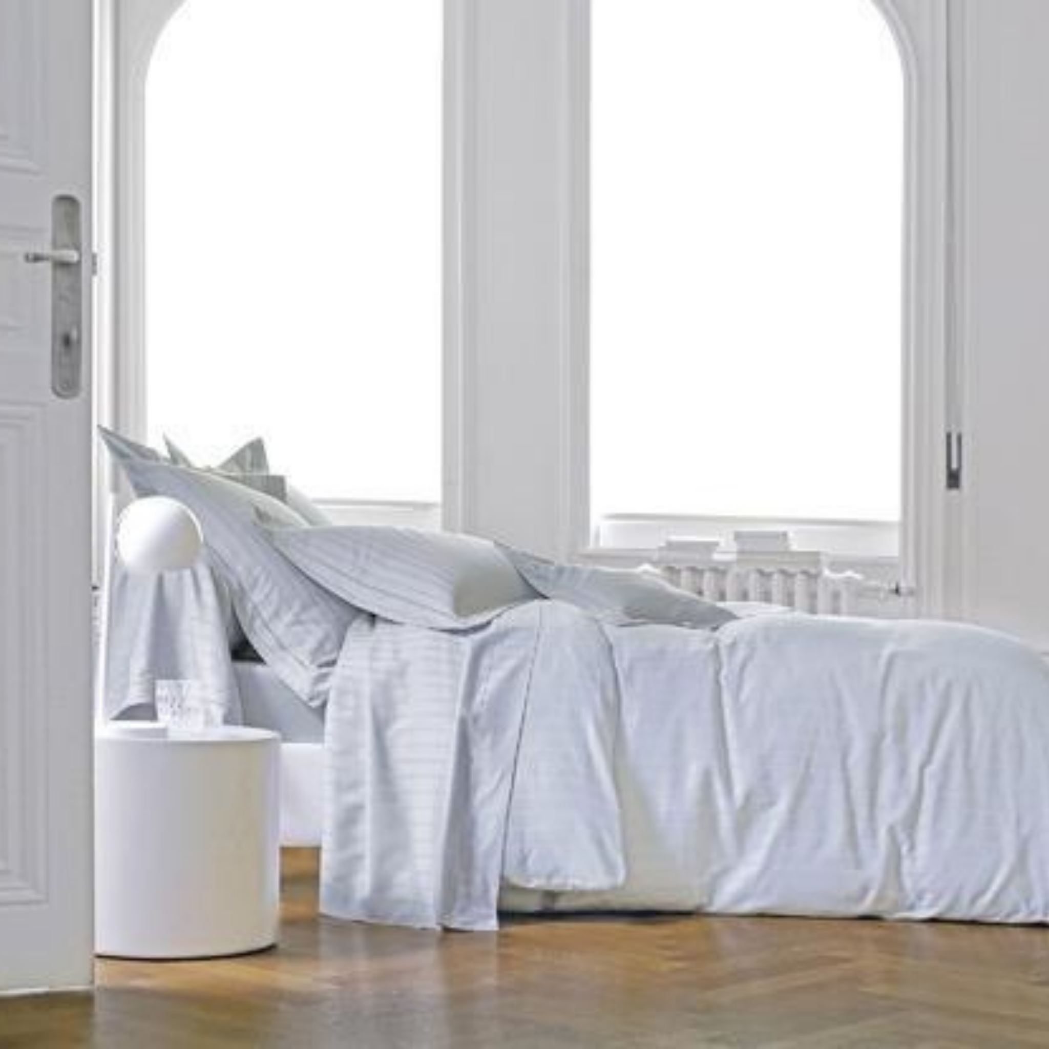 Duvet Cover Sateen - FLORILEGE Bois – Blanc Des Vosges HK